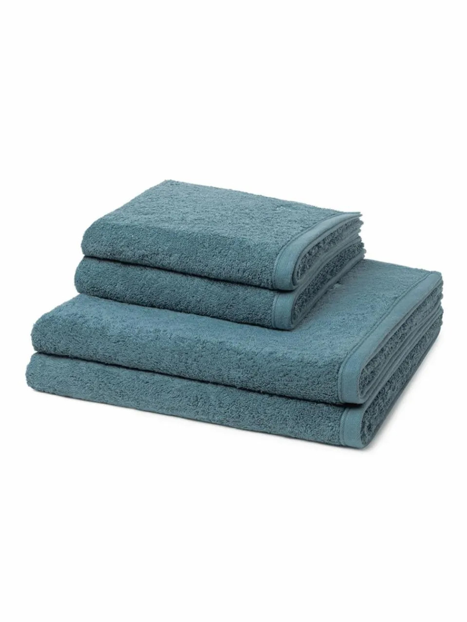 Ross Heimtextilien<Handtuchset 4-teilig - Vita grün uni