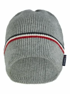 Daniel Hechter Mützen & Caps<Herren Accessoires - Strickmütze grau gestreift