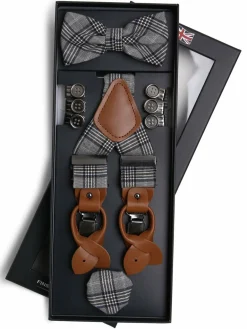 Herren Finshley & Harding London Krawatten & Fliegen|Gürtel & Hosenträger>Herren Accessoire-Set