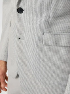 Finshley & Harding London Anzüge<Herren Anzug - Brixdon-3/Hoxdon hellblau gemustert