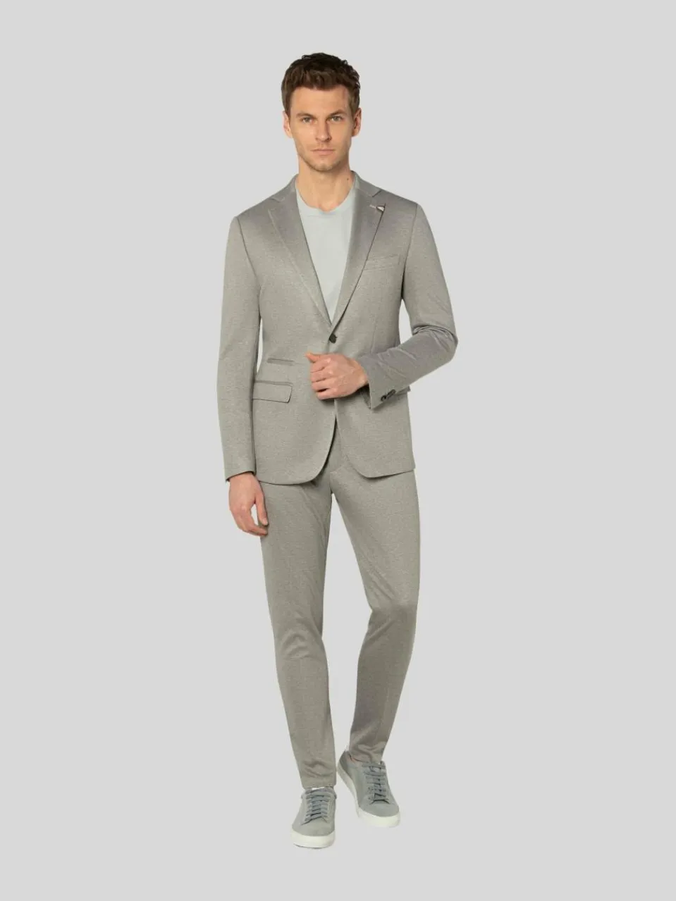 Benvenuto Anzüge<Herren Anzug - MARIO MESSINA J grau uni