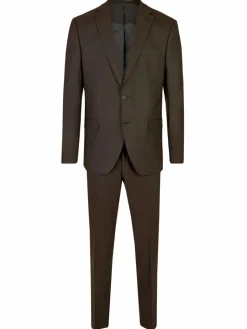 Steffen Klein Anzüge<Herren Anzug - REGULAR FIT braun uni