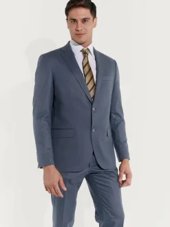 Steffen Klein Anzüge<Herren Anzug - REGULAR FIT blau uni