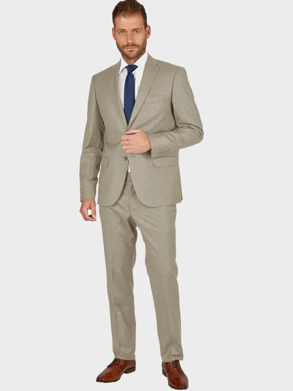 Steffen Klein Anzüge<Herren Anzug - REGULAR FIT sand uni