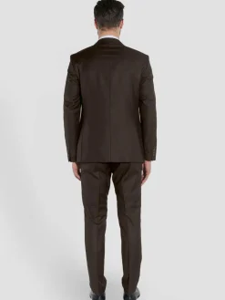 Steffen Klein Anzüge<Herren Anzug - Slim Fit braun uni