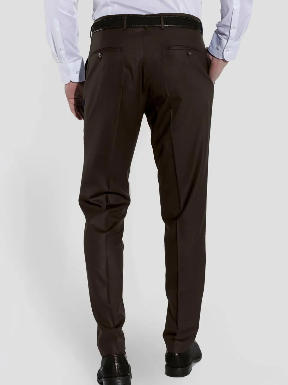 Steffen Klein Anzüge<Herren Anzug - Slim Fit braun uni