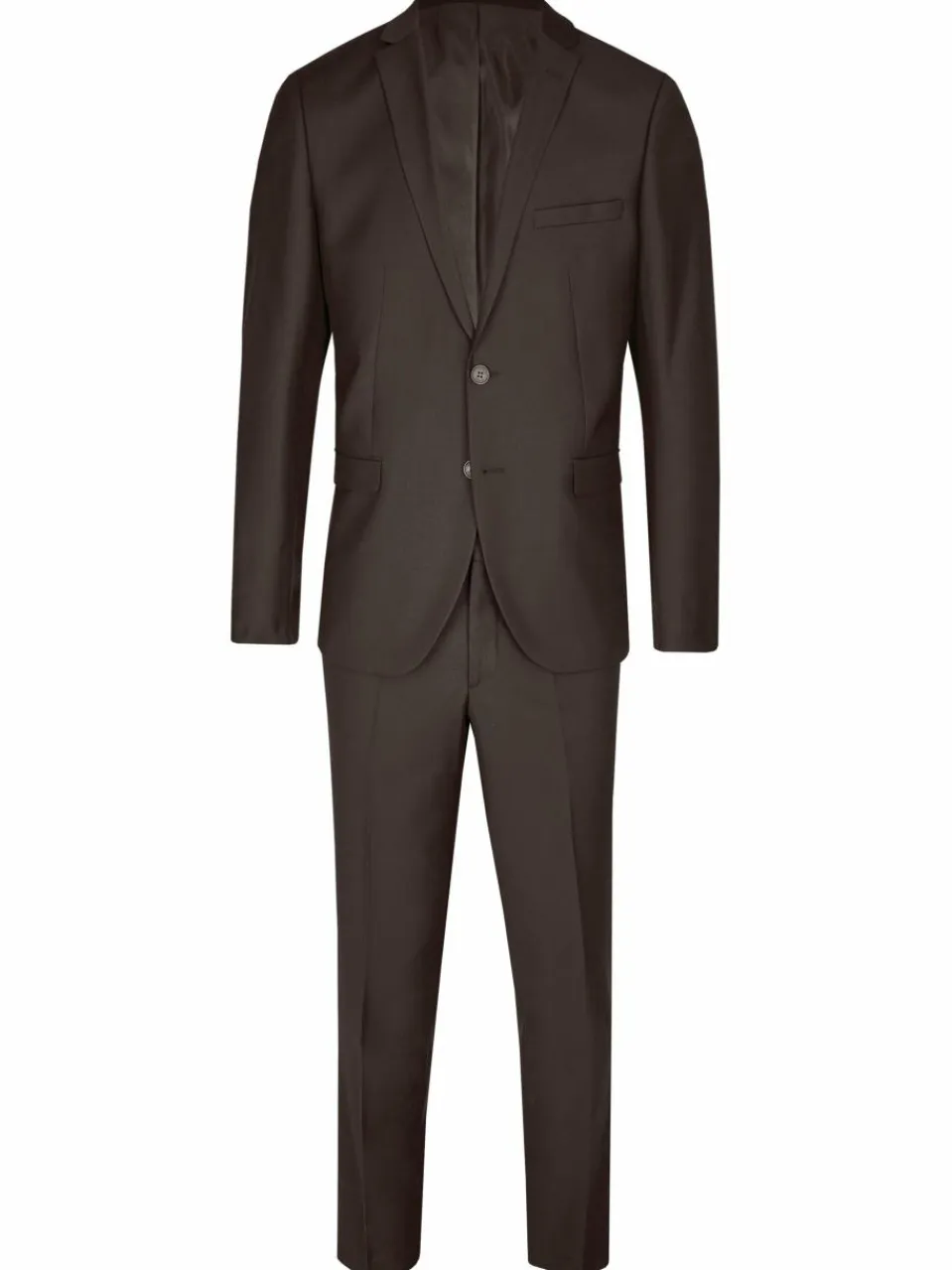 Steffen Klein Anzüge<Herren Anzug - Slim Fit braun uni