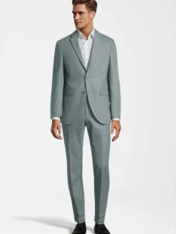 Steffen Klein Anzüge<Herren Anzug - Slim Fit grün uni