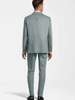 Steffen Klein Anzüge<Herren Anzug - Slim Fit grün uni
