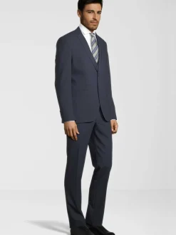 Steffen Klein Anzüge<Herren Anzug - Slim-Fit marine uni