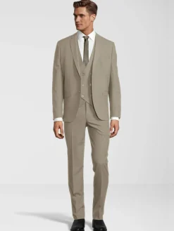 Steffen Klein Anzüge<Herren Anzug - Slim-Fit beige uni