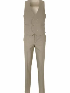 Steffen Klein Anzüge<Herren Anzug - Slim-Fit beige uni