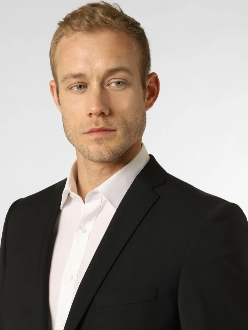 Finshley & Harding Anzüge<Herren Anzug - Steven/Mitch schwarz uni