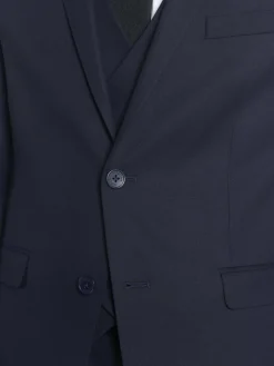 Steffen Klein Anzüge<Herren Anzug Slim-Fit blau uni