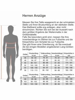Steffen Klein Anzüge<Herren Anzug Slim-Fit blau uni