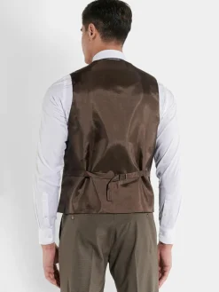 Steffen Klein Anzüge<Herren Anzug Slim-Fit taupe uni