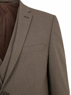 Steffen Klein Anzüge<Herren Anzug Slim-Fit taupe uni