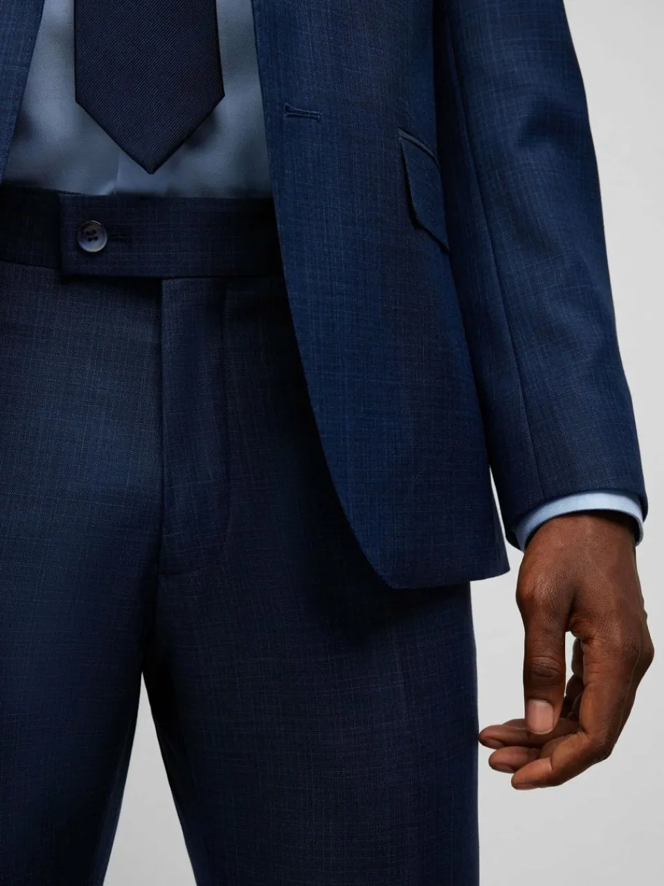 Daniel Hechter Anzüge<Herren Anzughose blau meliert