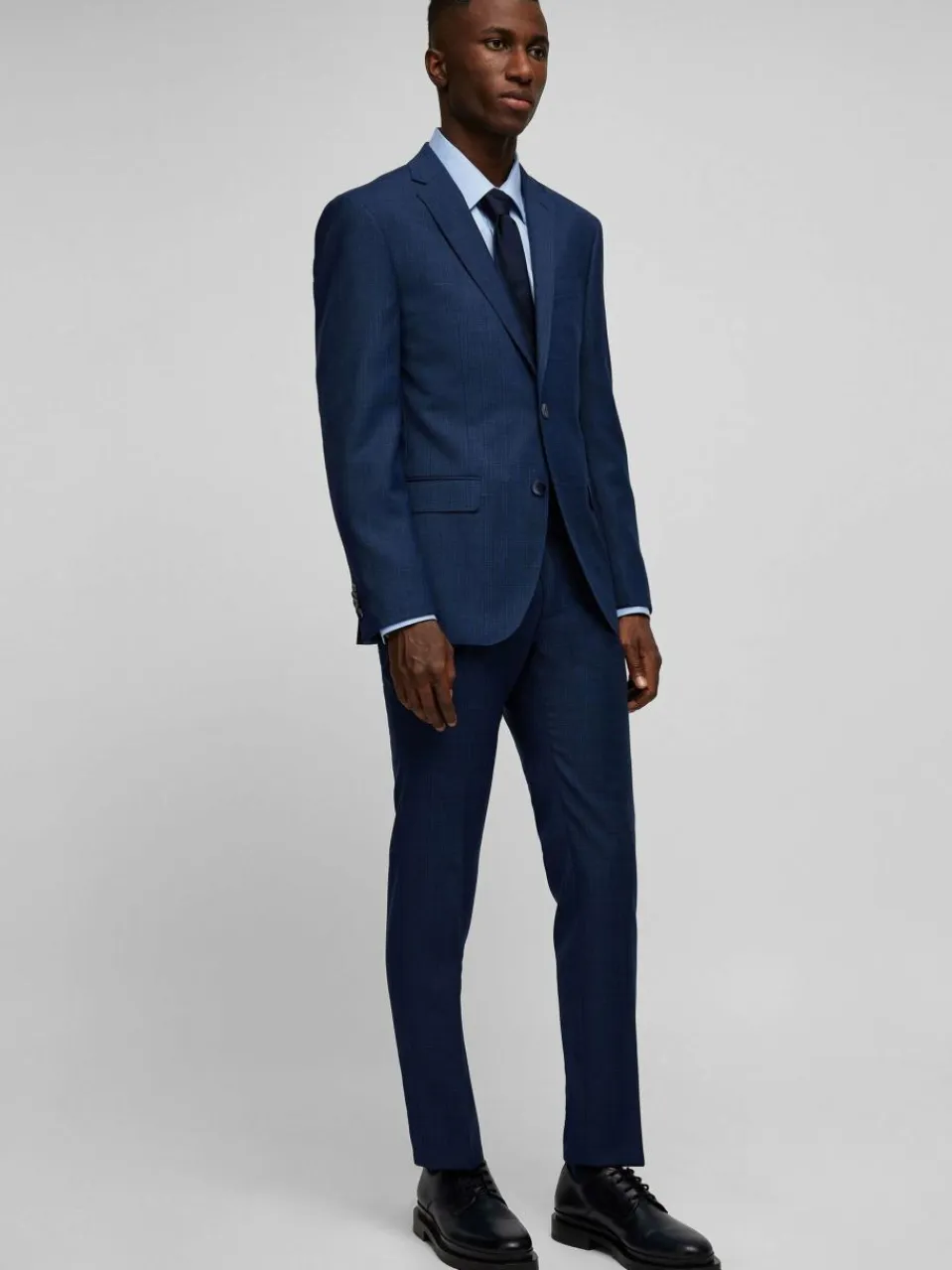 Daniel Hechter Anzüge<Herren Anzughose blau meliert