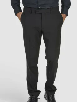 Daniel Hechter Hosen|Anzüge<Herren Anzughose schwarz uni