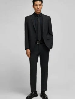 Daniel Hechter Anzüge<Herren Anzughose anthrazit uni