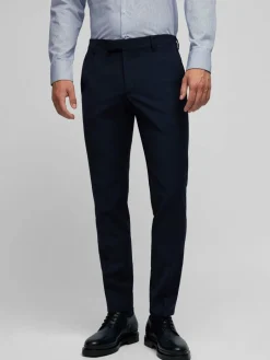 Daniel Hechter Hosen|Anzüge<Herren Anzughose blau uni