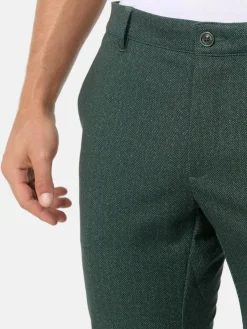 Jeff Anzüge<Herren Anzughose - JFLuke grün tanne uni