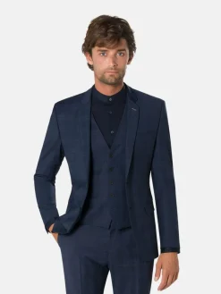 Benvenuto Anzüge<Herren Anzugsakko - OTHELLO blau kariert