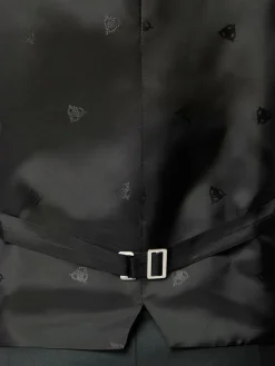 Roy Robson Anzüge<Herren Anzugweste schwarz uni