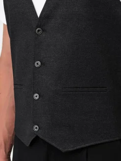 Jeff Anzüge<Herren Anzugweste - Coolidge grau anthrazit uni