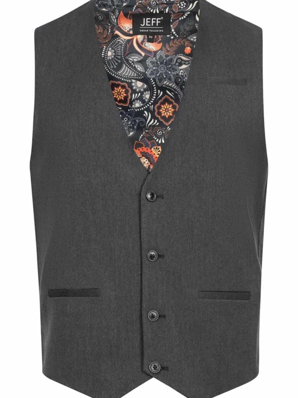 Herren Jeff Anzüge>Herren Anzugweste - Nikolaj Plain