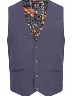 Jeff Anzüge<Herren Anzugweste - Nikolaj Plain marine uni