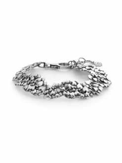 Rebel & Rose Schmuck<Herren Armband silber uni