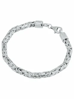 KUZZOI Schmuck<Herren Armband silber uni