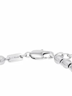 s.Oliver Schmuck<Herren Armband silber uni