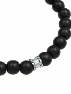 KUZZOI Schmuck<Herren Armband schwarz uni