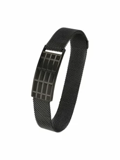 s.Oliver Schmuck<Herren Armband schwarz uni