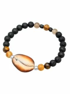 KUZZOI Schmuck<Herren Armband schwarz uni