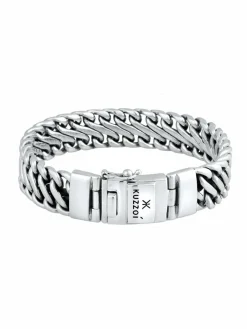 KUZZOI Schmuck<Herren Armband silber uni