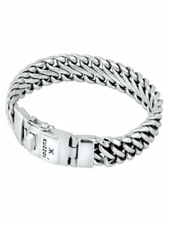 KUZZOI Schmuck<Herren Armband silber uni