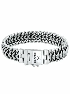 KUZZOI Schmuck<Herren Armband silber uni