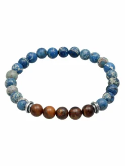 KUZZOI Schmuck<Herren Armband blau uni
