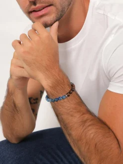 KUZZOI Schmuck<Herren Armband blau uni