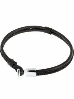 KUZZOI Schmuck<Herren Armband schwarz uni