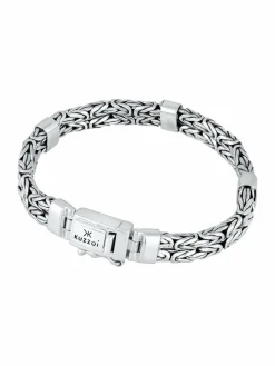 KUZZOI Schmuck<Herren Armband silber uni
