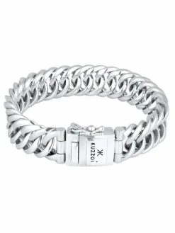 KUZZOI Schmuck<Herren Armband silber uni