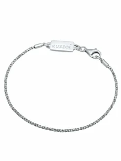KUZZOI Schmuck<Herren Armband silber uni