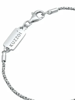 KUZZOI Schmuck<Herren Armband silber uni