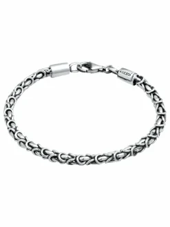 KUZZOI Schmuck<Herren Armband silber uni