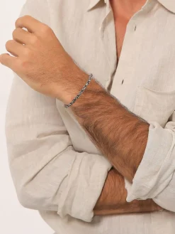 KUZZOI Schmuck<Herren Armband silber uni